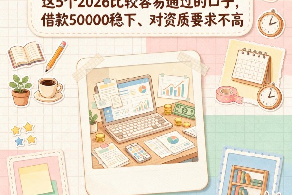 2026速贷实战归纳！这5个2026比较容易通过的口子，借款50000稳下、对资质要求不高