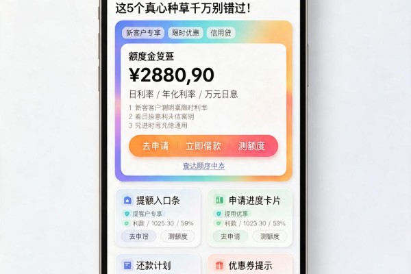 不查征信利息低的平台是哪个?这5个真心种草千万别错过!