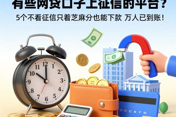 2026年必看!有哪些网贷口子上征信的平台?这5个不看征信只看芝麻分也能下款,万人已到账!