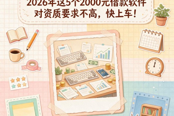 什么贷款最容易审核通过呢？2026年这5个2000元借款软件对资质要求不高，快上车！