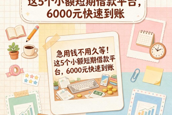 急用钱不用久等!这5个小额短期借款平台,6000元快速到账