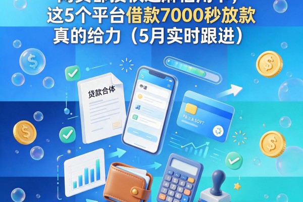 急用必看!网贷都授权芝麻信用卡,这5个平台借款7000秒放款真的给力(5月实时跟进)