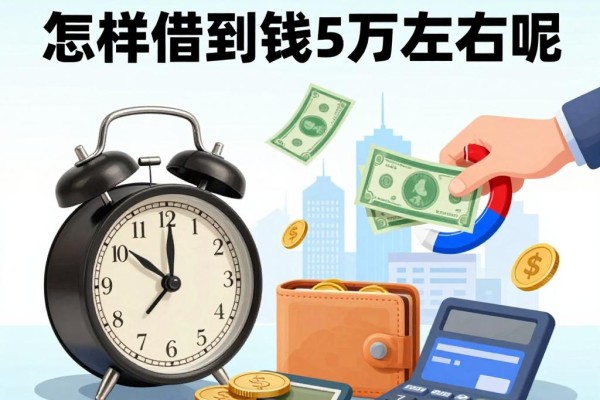 2026年急用钱必看!怎样借到钱5万左右呢?这5个纯黑户也能下的网贷速收藏