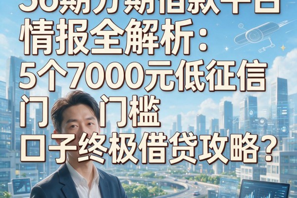 36期分期借款平台情报全解析:5个7000元低征信门槛口子终极借贷攻略