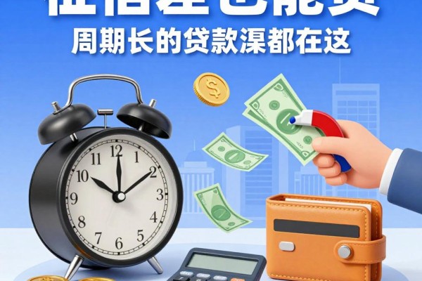 征信差也能贷!周期长的贷款渠道都在这,急需的赶紧收藏