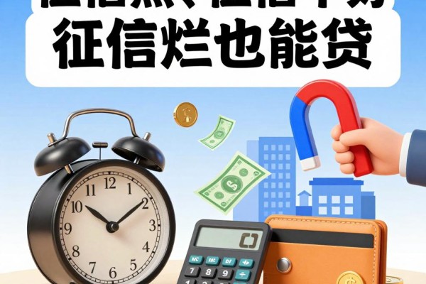 征信黑、征信不好、征信烂也能贷!4月限时放额,急需3000-4000小额贷款就试这5个口子