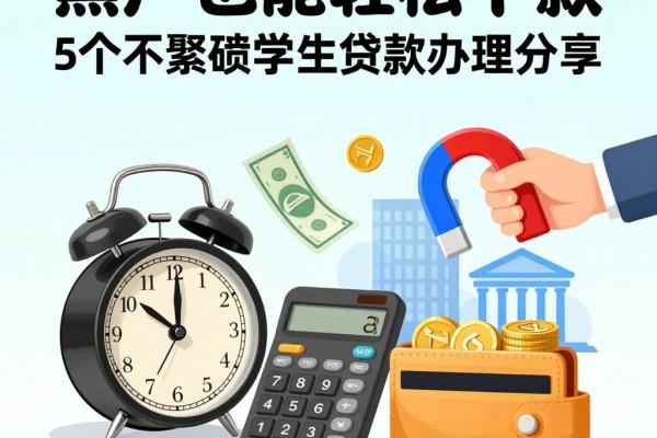 黑户也能轻松下款!5个不繁琐的学生贷款办理方法分享
