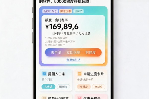 急用钱必看！这5个黑户小贷快速到账的软件，50000额度秒批超顺！