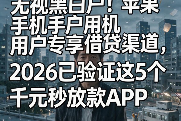 无视黑白户!苹果手机用户专享借贷渠道,2026已验证这5个千元秒放款APP