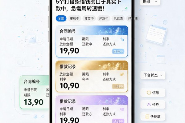 5个打借条借钱的口子真实下款中,急需周转速戳!