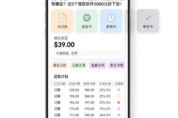 黑户必看！2026年门槛低不看征信的网贷有哪些？这5个借款软件5000元秒下款