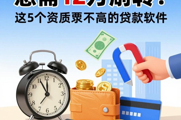 急需12万周转?这5个资质要求不高的贷款软件,亲测体验很舒服!