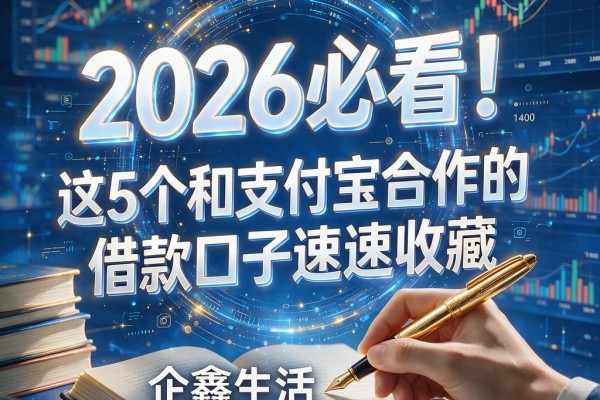 2026必看！这5个和支付宝合作的借款口子速速收藏，企鑫生活、晶鑫e融全汇总