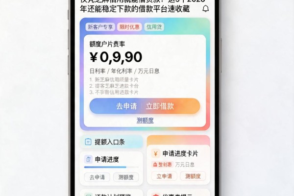 仅凭芝麻信用就能借贷款?这5个2026年还能稳定下款的借款平台速收藏