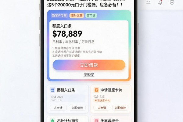 2026最新盘点:借款大平台有哪些可靠的?这5个20000元口子门槛低,应急必备!