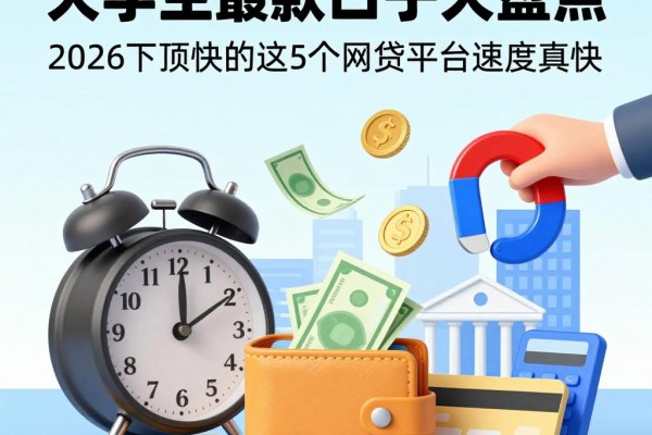 大学生最新贷款口子大盘点！2026下款快的这5个网贷平台速度真快