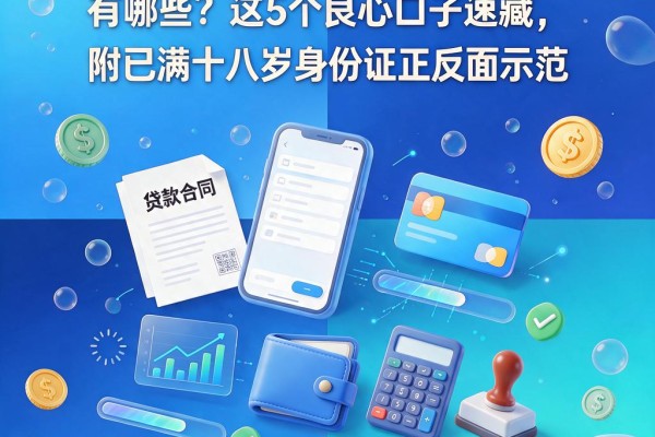 急寻2026不查大数据的平台有哪些?这5个良心口子速藏,附已满十八岁身份证正反面示范