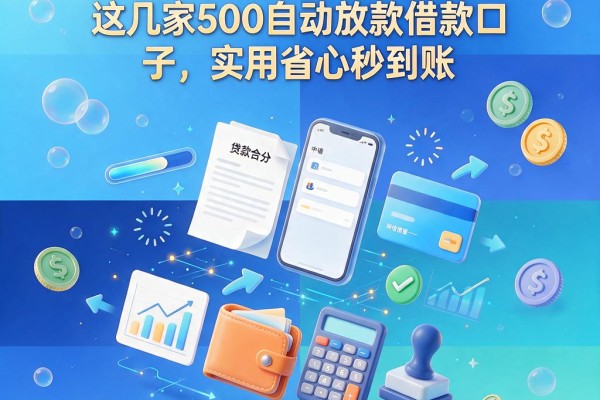 芝麻信用分网贷款平台精选:这几家500自动放款借款口子,实用省心秒到账