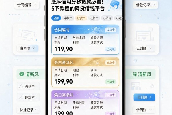 芝麻信用分秒贷款必看!5下款稳的网贷借钱平台