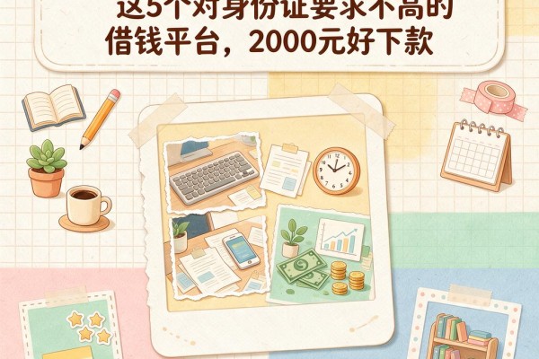 不用拍身份证的借款app有哪些?这5个对身份证要求不高的借钱平台,2000元好下款