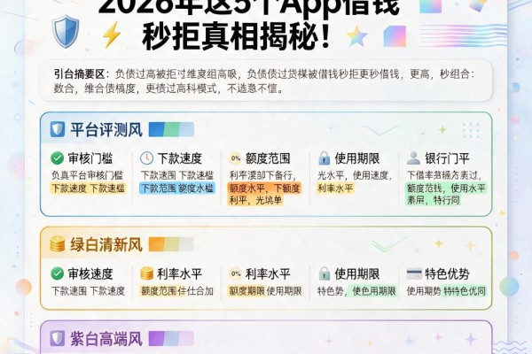 负债过高贷款被拒怎么办？2026年这5个App借钱秒拒真相揭秘