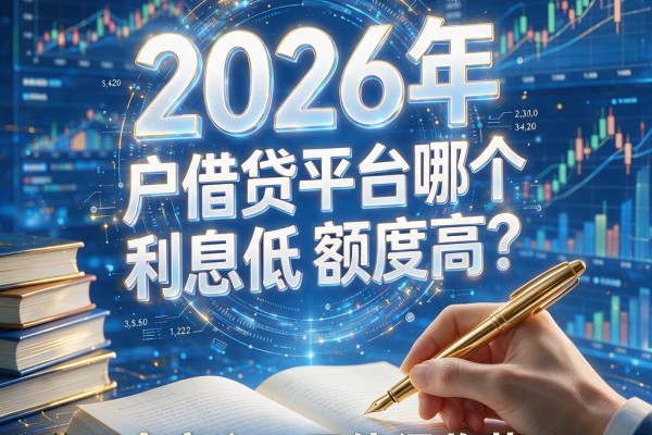 黑户借贷平台哪个利息低额度高?2026年这5个良心口子值得收藏
