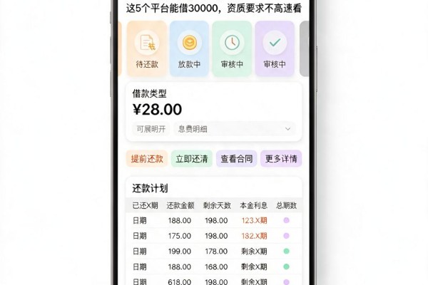 2026真正能借钱的软件有哪些?这5个平台能借30000,资质要求不高速看