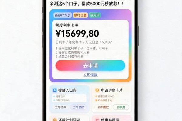 急用钱必看！2026年有没有容易的贷款平台？亲测这5个口子，借款5000元秒放款！