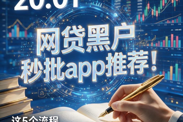 网贷黑户秒批app推荐!这5个流程简单不麻烦,亲测有效!
