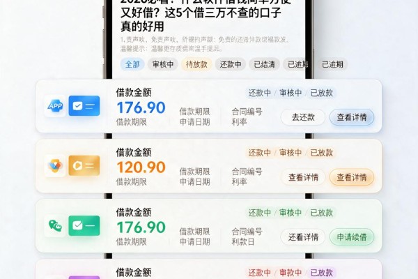 2026必看！什么软件借钱简单方便又好借？这5个借三万不查的口子真的好用