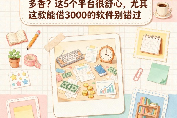 芝麻信用分申请的贷款额度有多香？这5个平台很舒心，尤其这款能借3000的软件别错过