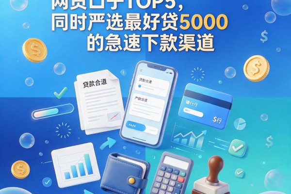 2026年最新最好贷的网贷口子TOP5，同时严选最好贷5000的急速下款渠道