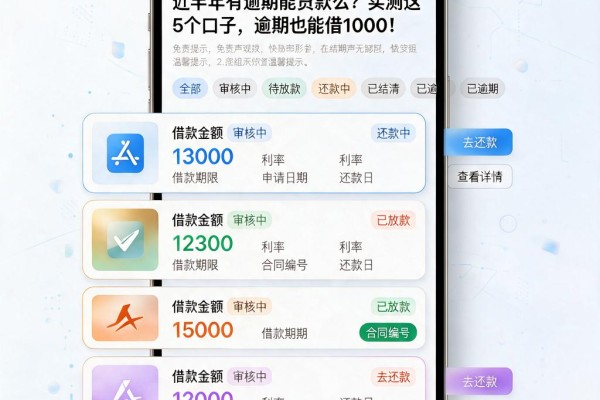近半年有逾期能贷款么？实测这5个口子，逾期也能借1000！