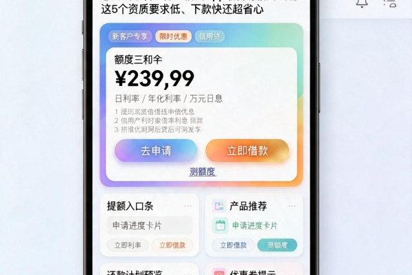 急用钱必看!什么借钱App最容易借到钱呢?这5个资质要求低、下款快还超省心