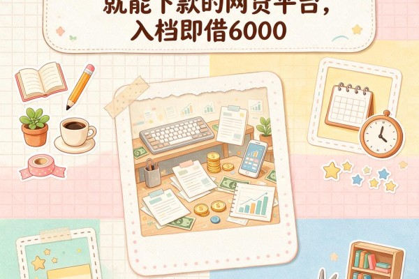 2026独家!这5个有额度就能下款的网贷平台,入档即借6000