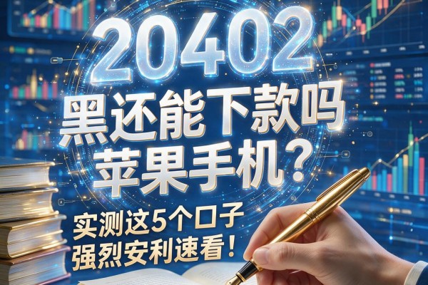 黑户还能下款吗苹果手机?实测这5个口子强烈安利速看!