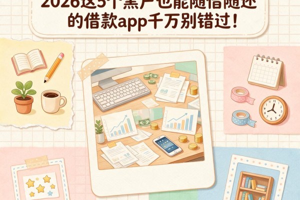征信黑了去哪借钱?2026这5个黑户也能随借随还的借款App千万别错过!