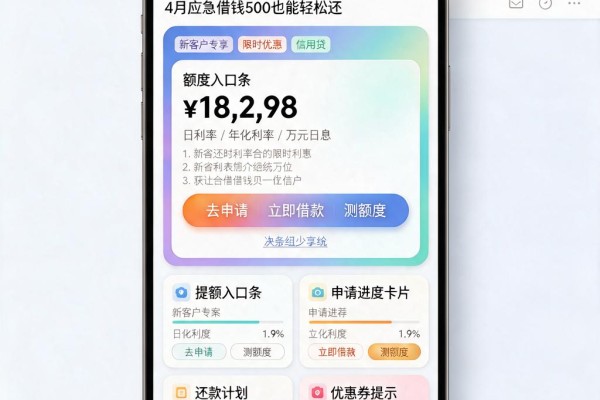 2026年还款无压力!这5个容易放款的网贷平台强推,4月应急借钱500也能轻松还