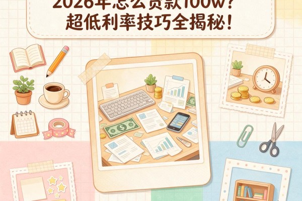 急用钱必看!2026年怎么贷款100w?超低利率技巧全揭秘!
