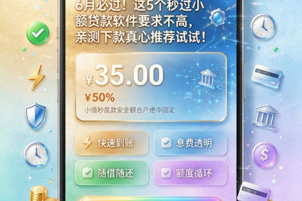 6月必过!这5个秒过小额贷款软件要求不高,亲测下款真心推荐试试