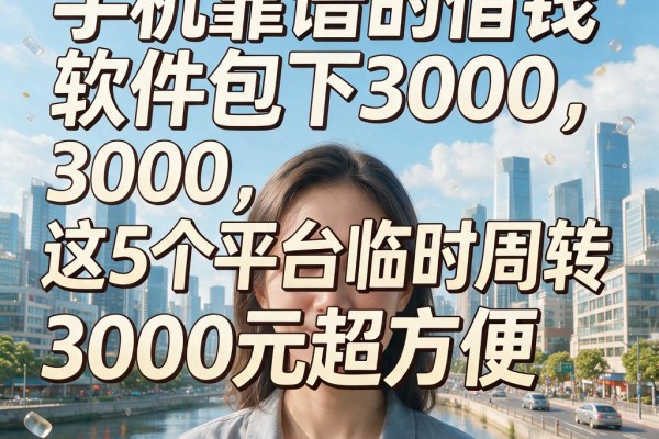 手机靠谱的借钱软件包下3000,这5个平台临时周转3000元超方便