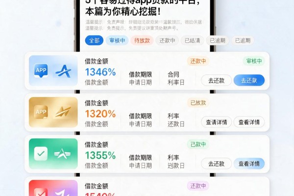 5个容易过得app贷款的平台,本篇为你精心挖掘!