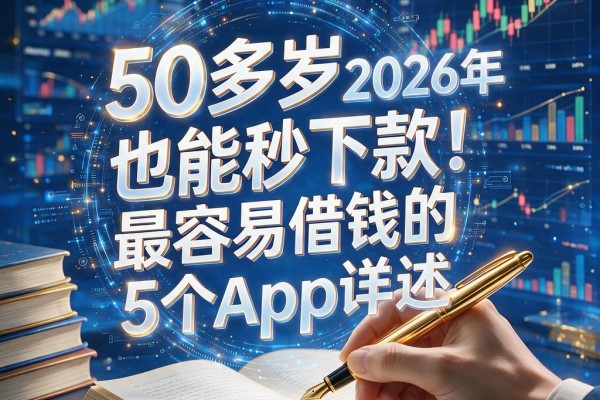 50多岁也能秒下款!2026年最容易借钱的5个App详述