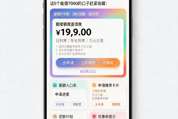 2026最新盘点:现在什么口子可以借款了?这5个能借7000的口子赶紧收藏