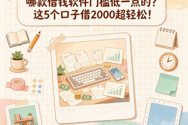 2026避坑指南：哪款借钱软件门槛低一点的？这5个口子借2000超轻松！