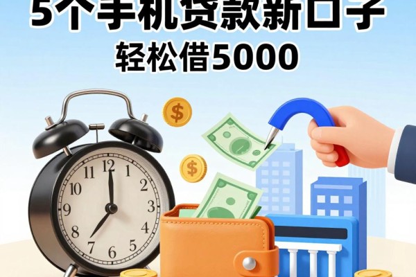 2026黑户必看！5个手机贷款新口子，轻松借5000