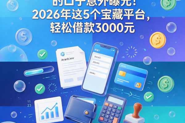 芝麻信用分610可以贷的口子意外曝光!2026年这5个宝藏平台,轻松借款3000元