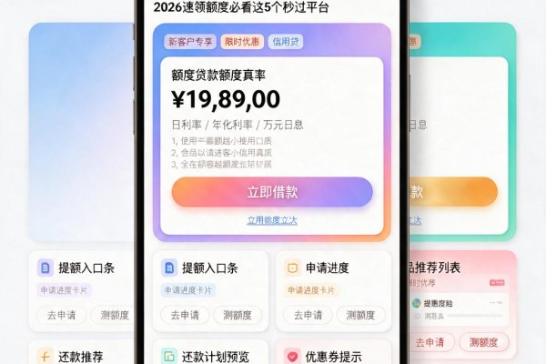 小额贷款秒批真相：为什么贷款额越小越容易审批？2026速领额度必看这5个秒过平台