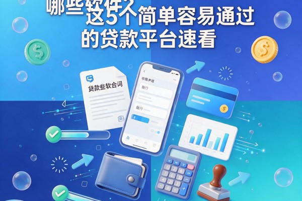 无视黑户贷款平台有哪些软件?这5个简单容易通过的贷款平台速看