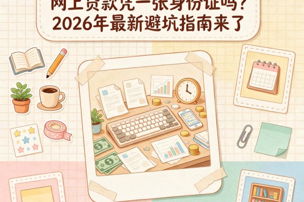 急用钱必看！网上贷款凭一张身份证吗？2026年最新避坑指南来了